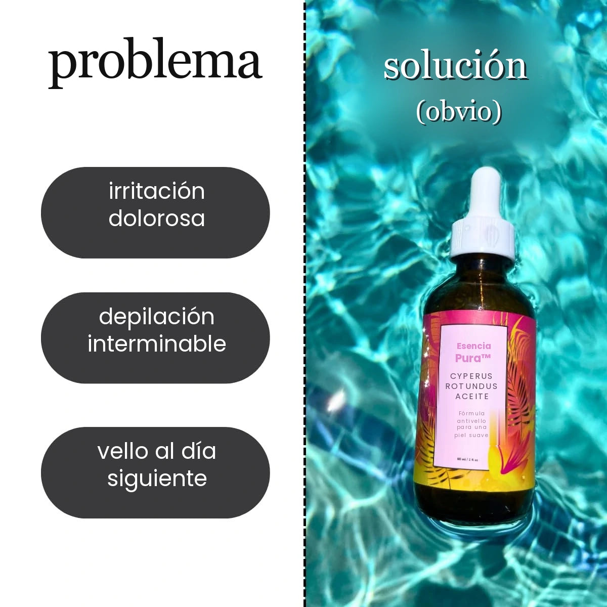 El problema del afeitado y la solución Esencia Pura