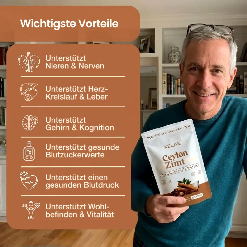 Wichtigste Vorteile von XELAE Ceylon Zimt