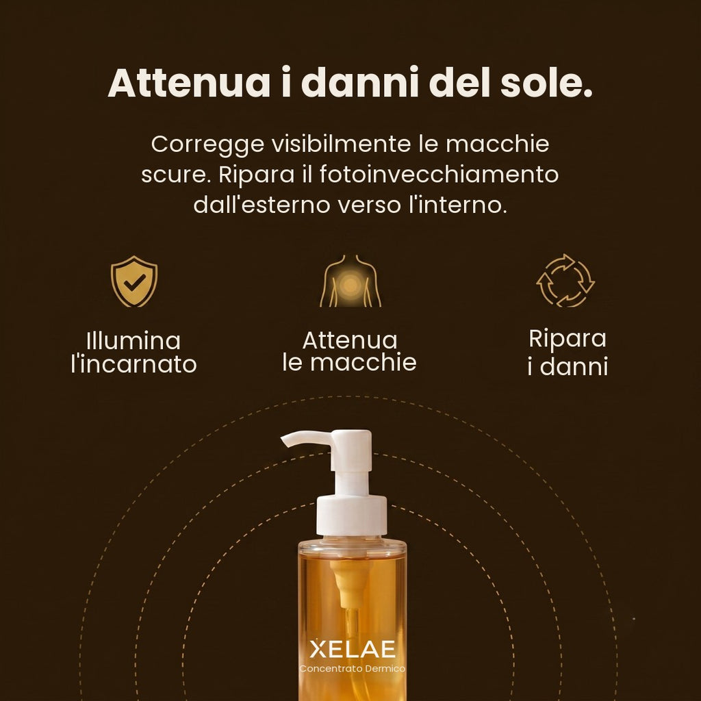 Attenua i danni del sole