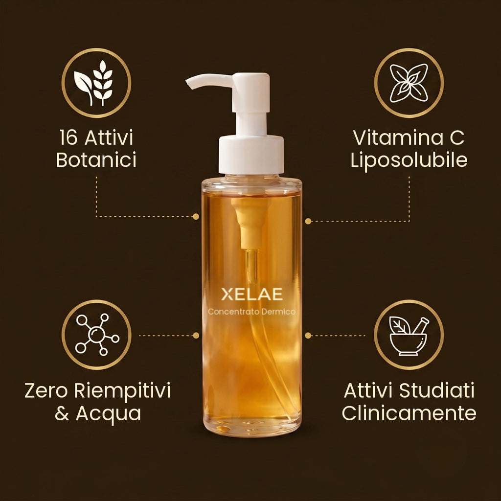 16 attivi botanici, vitamina C liposolubile