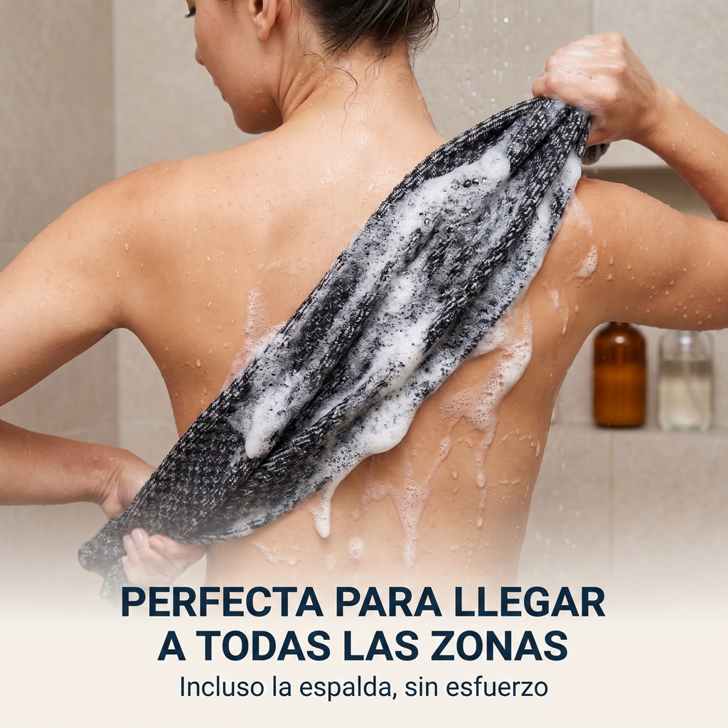 Perfecta para llegar a todas las zonas, incluso la espalda