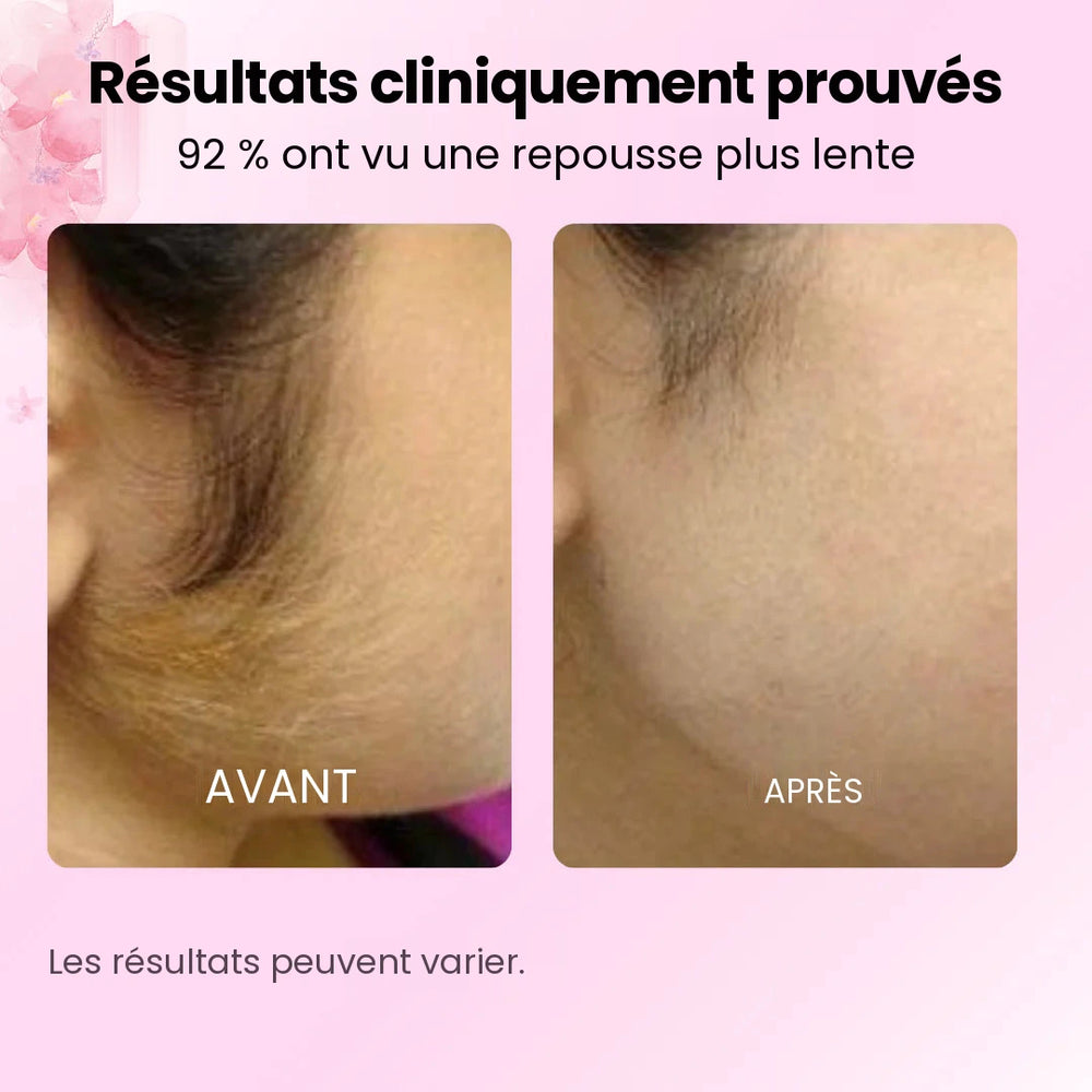 Résultats cliniquement prouvés : avant et après sur le visage